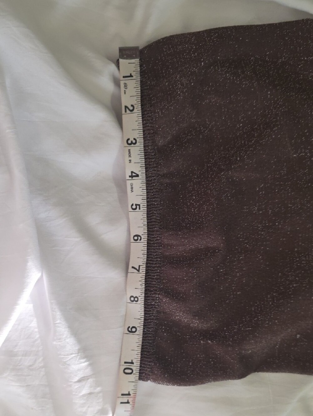Intimately Free People Metallic Knit Crop Cami Brown M/L - Picture 8 of 9